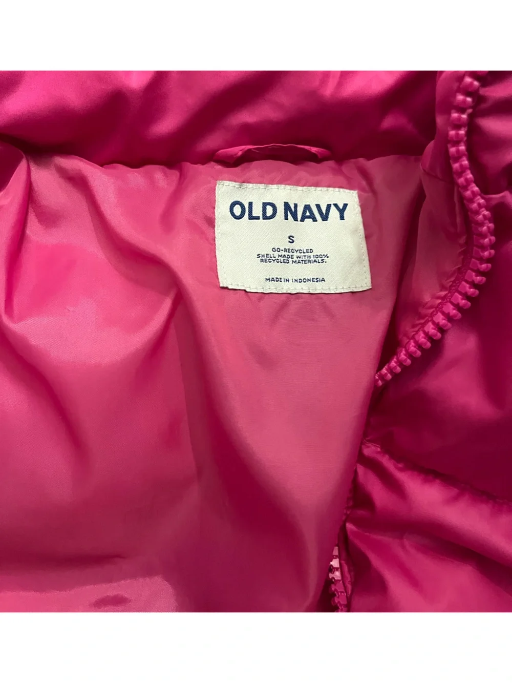 Old Navy Kids Pink Puffer Jacket